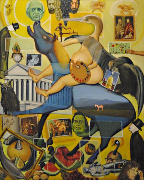 Искусство, 98 X 78, холст, масло, 1996-2006 гг.