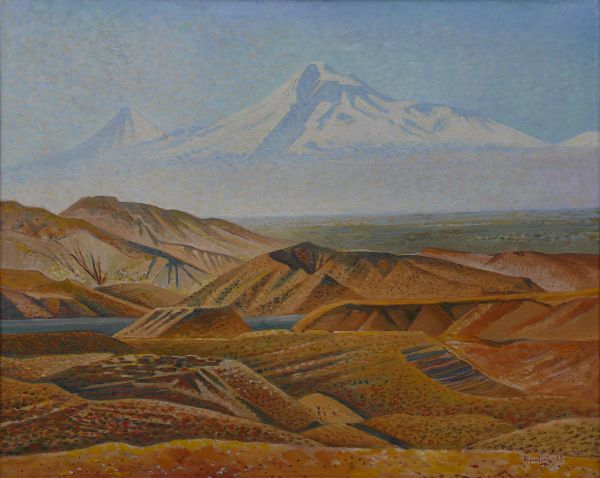 Гора Арарат, 73 х 92, холст, масло, 1989 г.