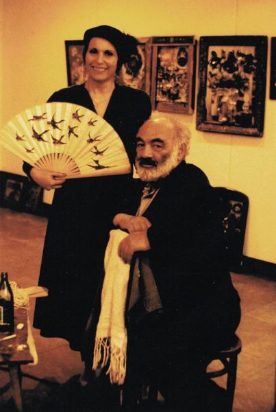 Սերգեյ Փարաջանովի աշխատանքների ցուցահանդեսի նախօրեին, Երևան, 1990 թ․