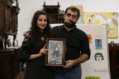 «Отголоски»: мастер-класс сирийского художника Эльяса Айюба