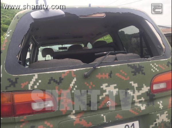 На  арцахо-азербайджанской границе подверглась обстрелу съемочная группа  телекомпании «Шант»