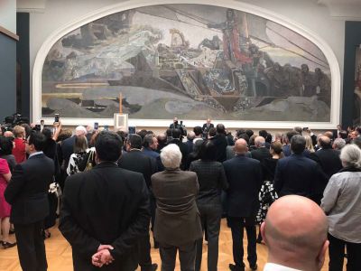 Открытие выставки работ Мартироса Сарьяна в Третьяковской галерее