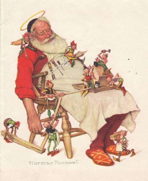 Рождественские открытки Нормана Рокуэлла